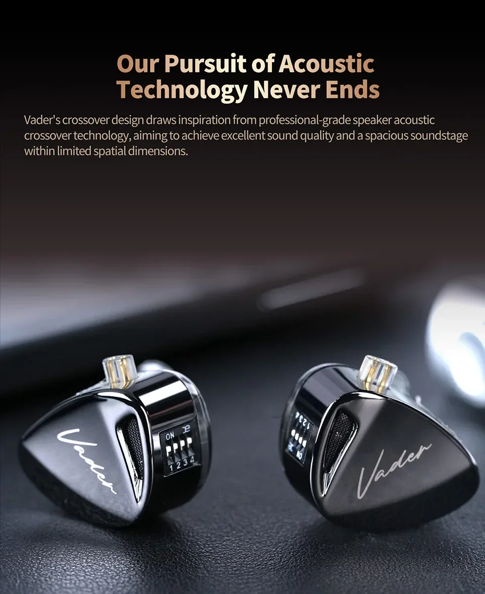 KZ Vader Triple Driver Dynamic Earphone With Mic description image 5