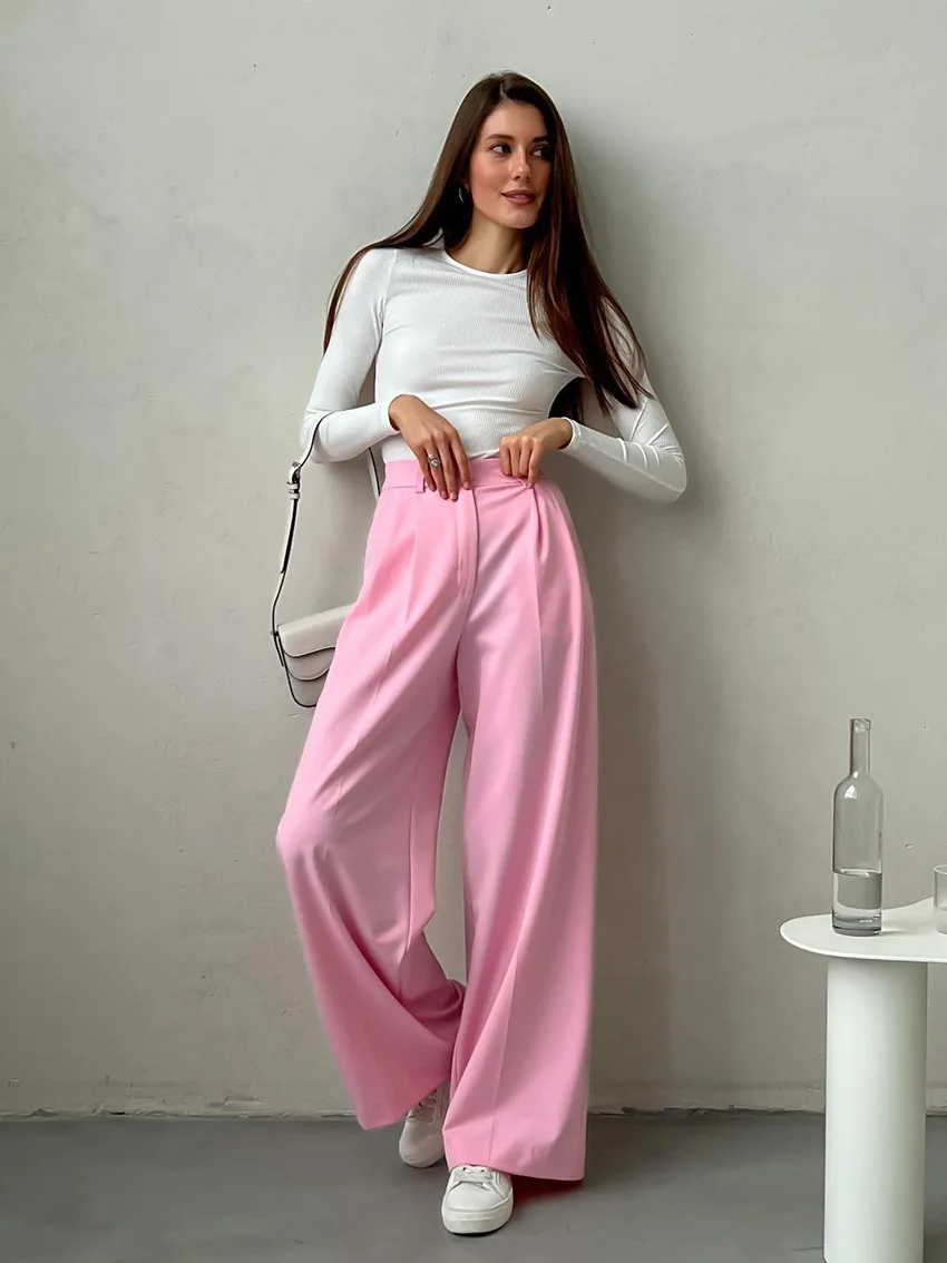 Aggregate more than 143 blush pink pants outfit ideas latest in.eteachers