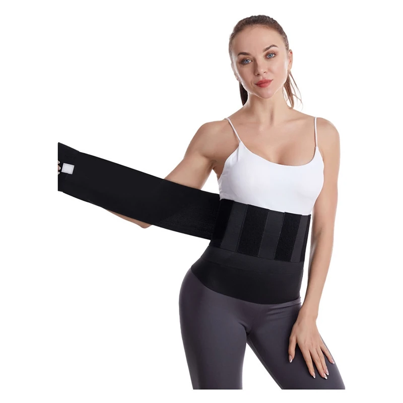 Widening Waist Belt Gym Webbing Elastic Elastic Abdominal Belt Waist Trainer For Women Plus Size For Belly