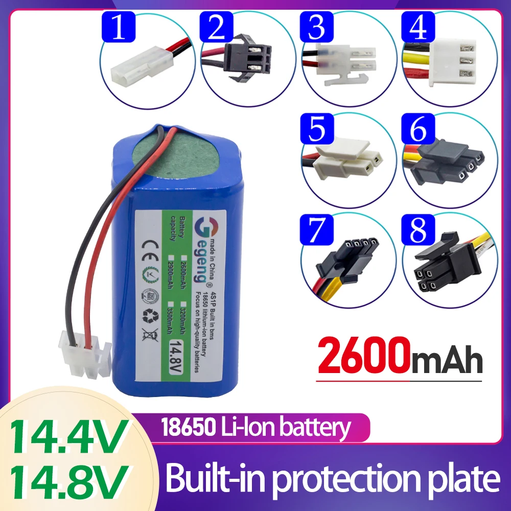 MIRTUX Kit Batería Li-Ion 2600mAh 14.8V para Conga 990 Excellence