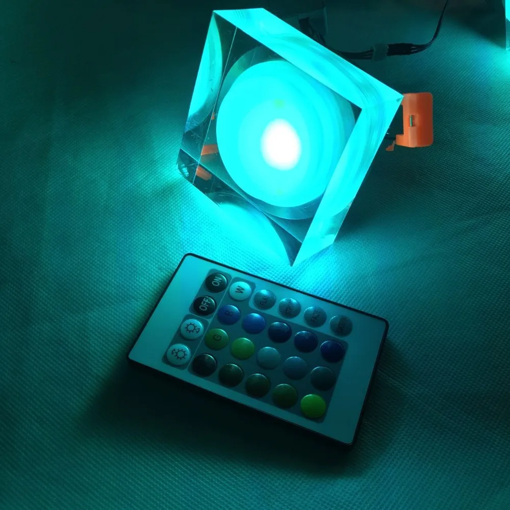 

LightMini Спот Потолочный 10Pcs 12W Rgb Einbauleuchte Square Verstellbarer Spot Deckenlampe 95-265 V Led-Schrankleuchte