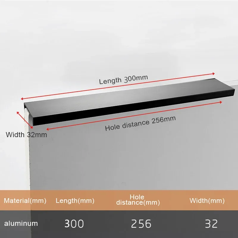 Black Length 300mm