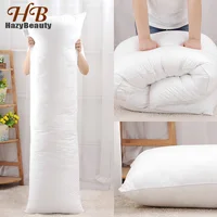 Hazbeauty 160x50CM Long oreiller intérieur blanc corps coussin Rectangle sommeil sieste oreiller maison Couples chambre literie oreiller 150x50CM 1