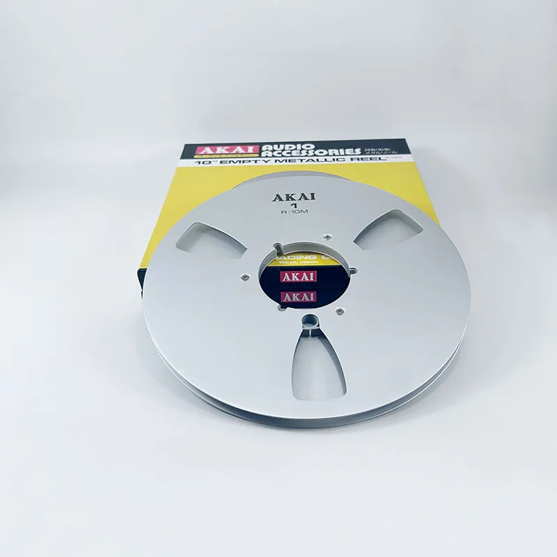 새로운 AKAI R-10M 오디오 액세서리 1O 빈 금속 릴 오프닝 기계 부품 릴 투 릴 레코더 액세서리