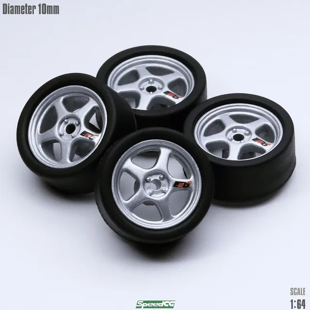 Introducing SpeedCG 1/64 ABS Wheels with Rubber Tire Type F Modified Parts