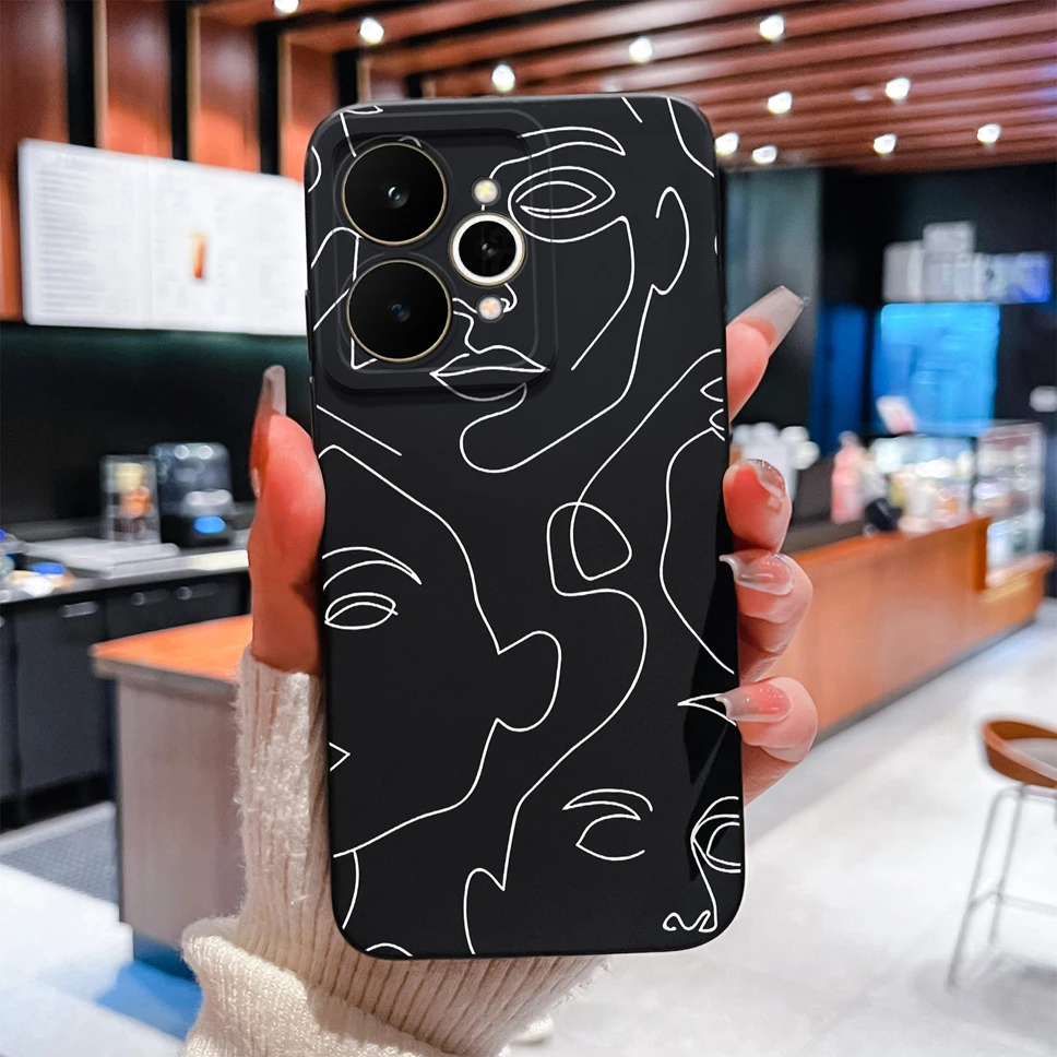 Creative Cartoon Pattern Soft Back Phone Case with Camera Protection - Lightweight Shell