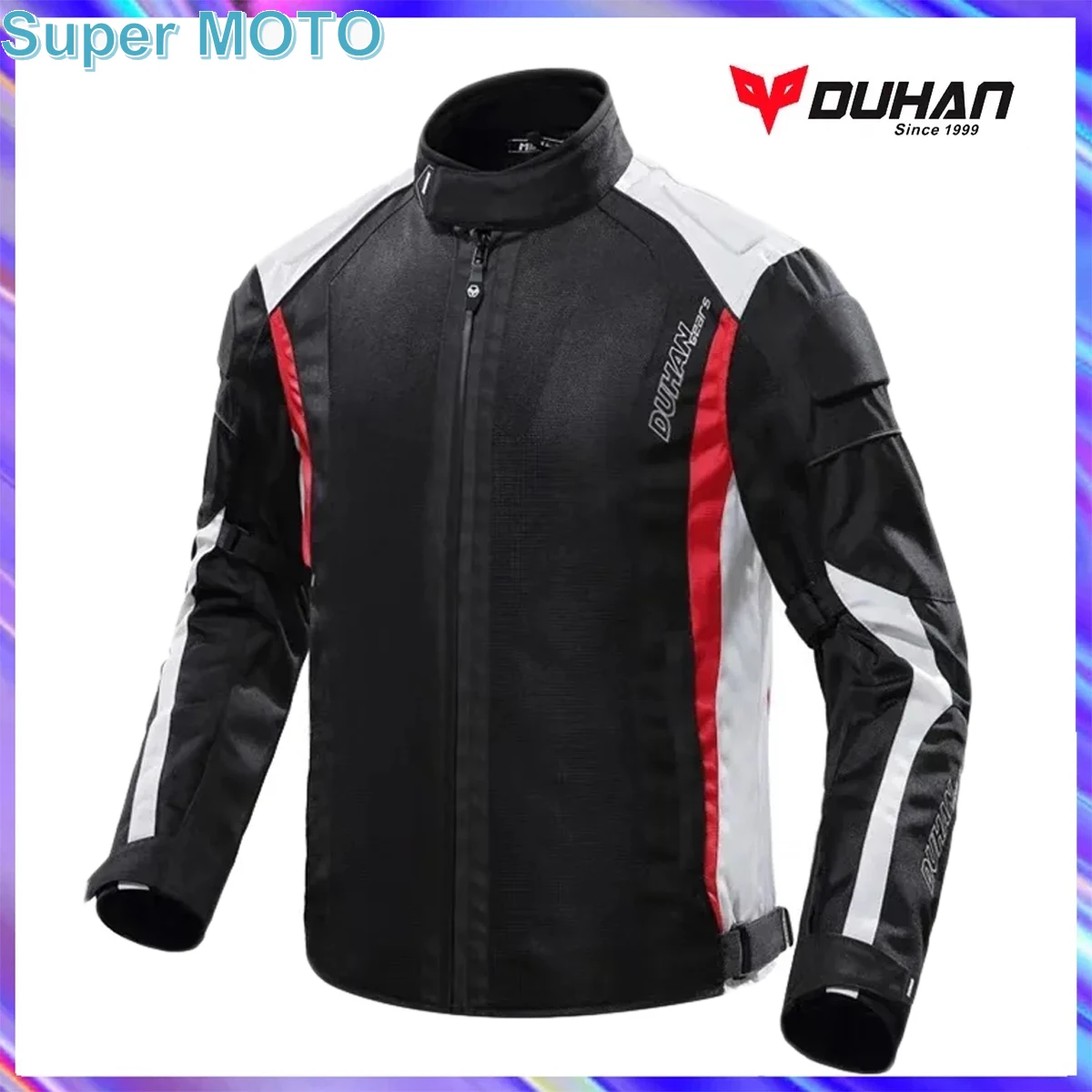 DUHAN Summer Motorcycle Jacket Man Riding Jacket Breathable Mesh Wear Resistant Racing Ropa de Ciclismo Motorcycle Armor