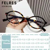 Trendy Retro Oval Small Frame Reading Glasses For Women Men Anti Blue Light Prescription Presbyopia Glasses Optical Magnifier 1