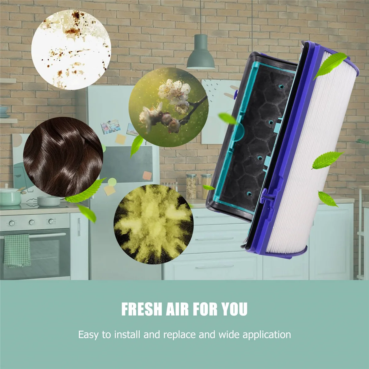 Replacements for Dyson Air Purifiers Filter,HP04 TP04 DP04 TP05 HP05 Purifying Fans Sealed Pure Cool Air Purifier 4