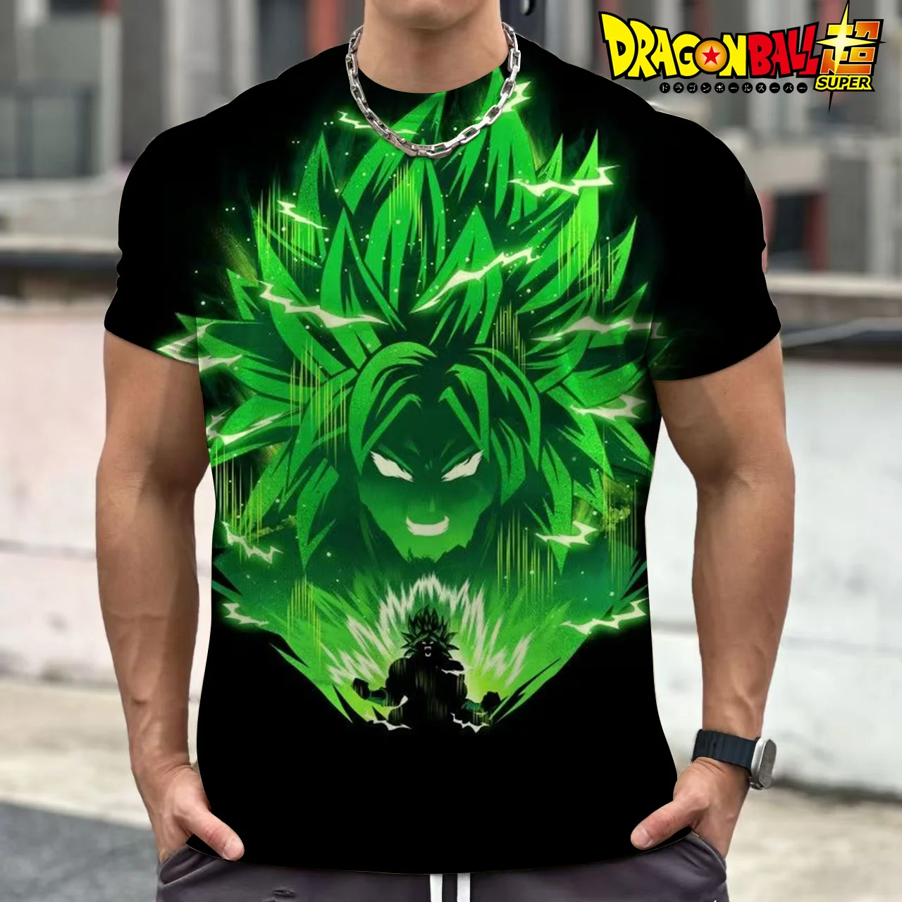 2026 Sommer Dragon Ball Retro Fitness T-Shirt Herren Oversize 3D-Druck Kurzarm Familien-Unisex Kinder-Sportshirt – Detail 12