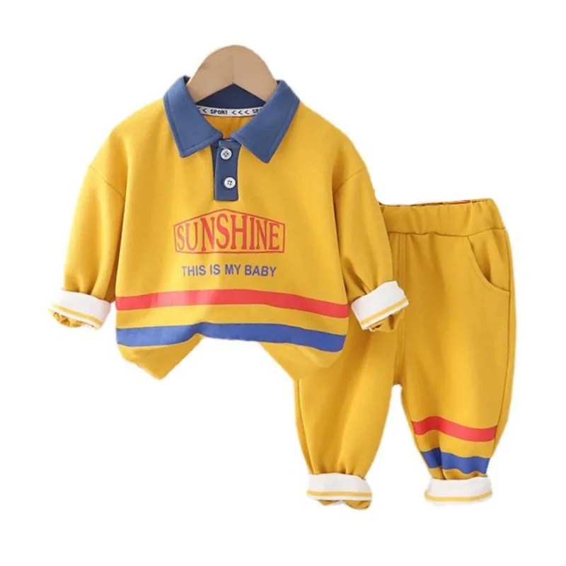 

New Spring Autumn Fashion Baby Girl Clothes Suit Children Clothing Boys T-Shirt Pants 2Pcs/Sets Toddler Costume Kids Sportswear