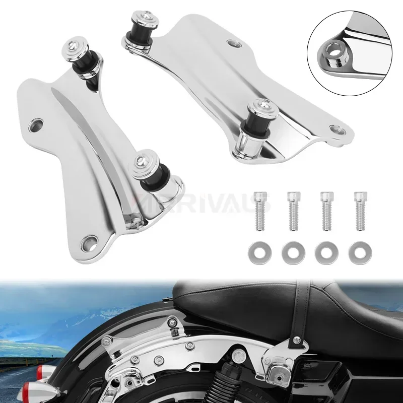 Motorcycle-Chrome-4-Point-Docking-Hardware-Kit-For-Harley-Touring-Road ...