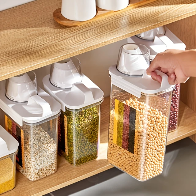 Kitchen Storage Organization Containers  Storage Containers Kitchen Pantry  - 1pc - Aliexpress