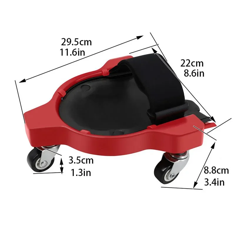 Knee Sliding Protection Pulley Kneeling Construction Cleaning Sliding Knee Floor Tiles Seam Universal Wheel Mobile Kneeling Pad