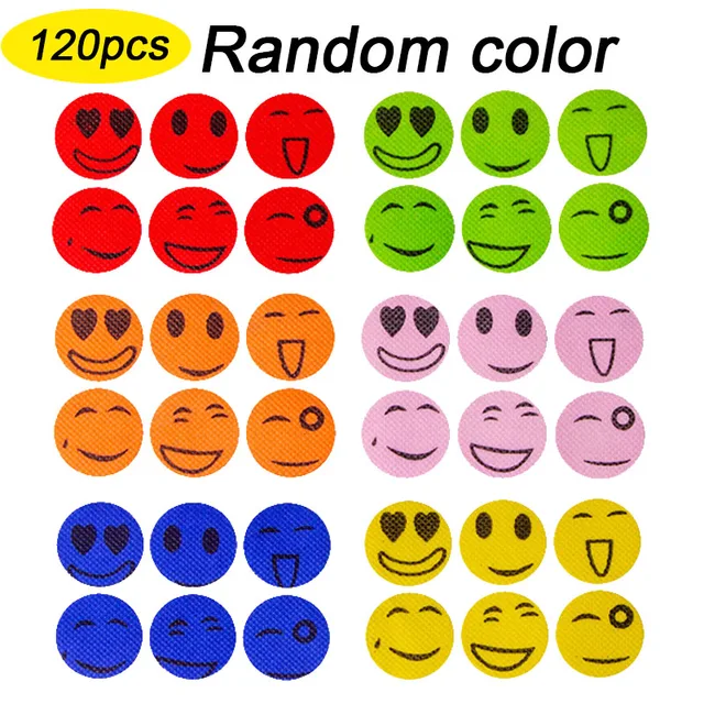 120Db Szúnyogmatricák Diy Szúnyogriasztó Foltok Kültéri Kemping Utazási Utazás Anti Szériaellenes Rajzfilm Mosolygós Arc Meghajtó Repelle - Image 6