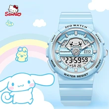 

HelloKitty Watch Student Simple Sports Waterproof Analog Rubber Luminous LED Digital Electronic Watch