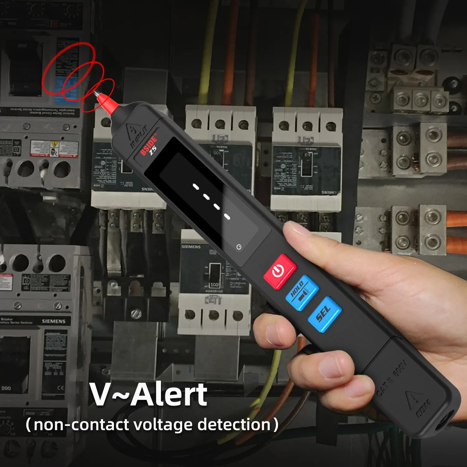 BSIDE Digital Multimeter Smart Pen Tester Autoranging 6000 DC AC Voltage Capacitance Ohm NCV Hz Diode Continuity Live Meter DMM digital multimeter multimeter tester