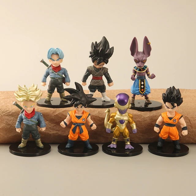 Kit Boneco Dragon Ball Z Action figure Goku, Cell, Goku Black