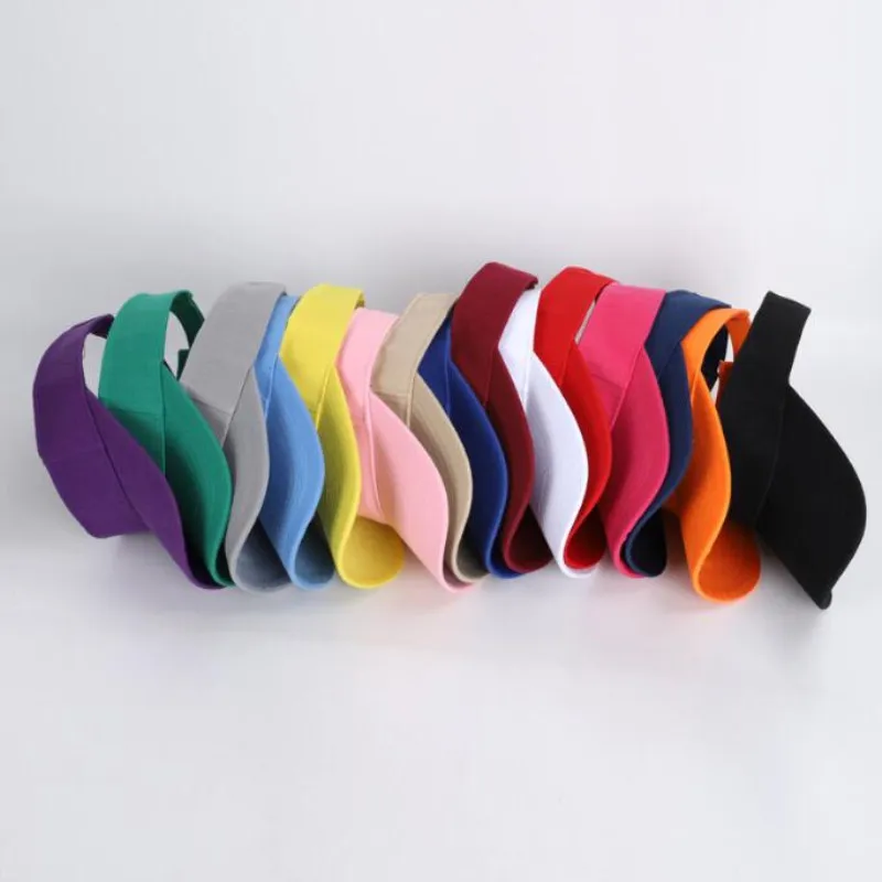 Tennis Caps Tennis Caps Men Women Adjustable Sport Headband Classic Sun Sports Visor Hat Running Caps Tennis Beach Hat Outdoor Sports