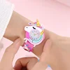 Cartoon Silicone Gift Watch for Boys and Girls Cute Colorful Lovely Kids Wristwatch Little Fresh Sport Jelly Candy Color 3
