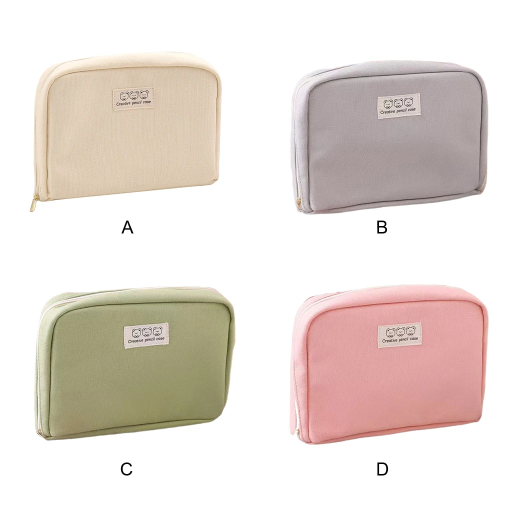 

2/3 Practical Organized Storage Pouch For Students And Professionals Large Capacity High Quality Cute Pencil Case