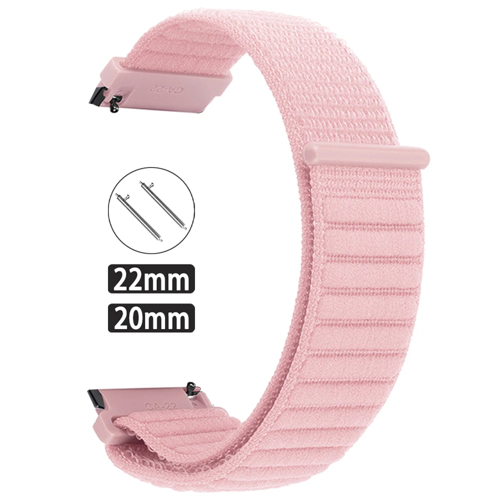 Braided Nylon Watch Strap - 20/22mm Adjustable Band