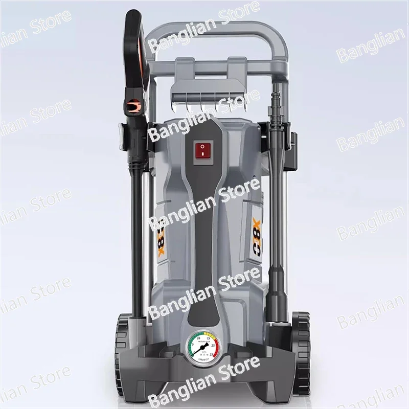 

180bar Pressure Cleaner with Induction Motor Electrical Portable Car Washing Machine Mobile Car Washer Water Gun for Home Use