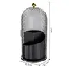 Makeup Brush Holder 360° Rotating Lipstick Eyebrow Pencil Holder Eye Shadow Storage Box Luxury Cosmetics Storage Box With Lid 6