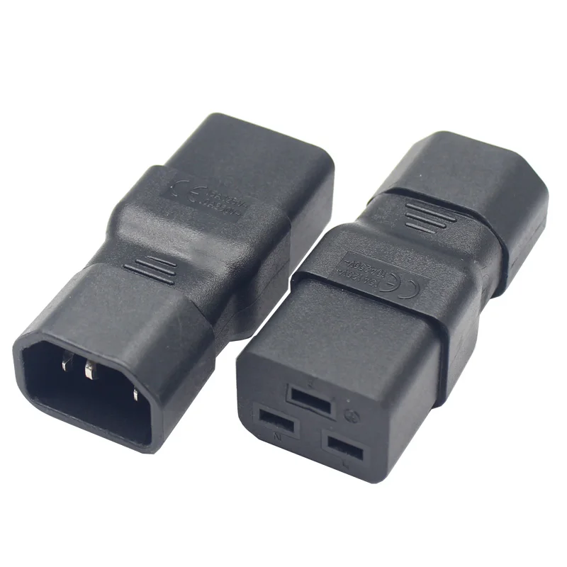 Conectores iec iec 320 c14 destacável adaptador