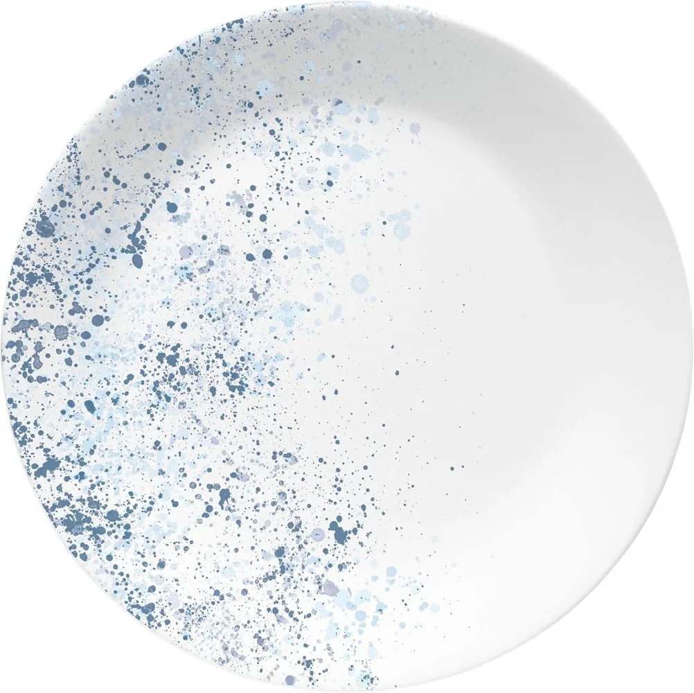 Corelle Vitrelle 18-Piece Service for 6 Dinnerware Set Triple Layer Glass and Chip Resistant Lightweight Round Plates and Bowl