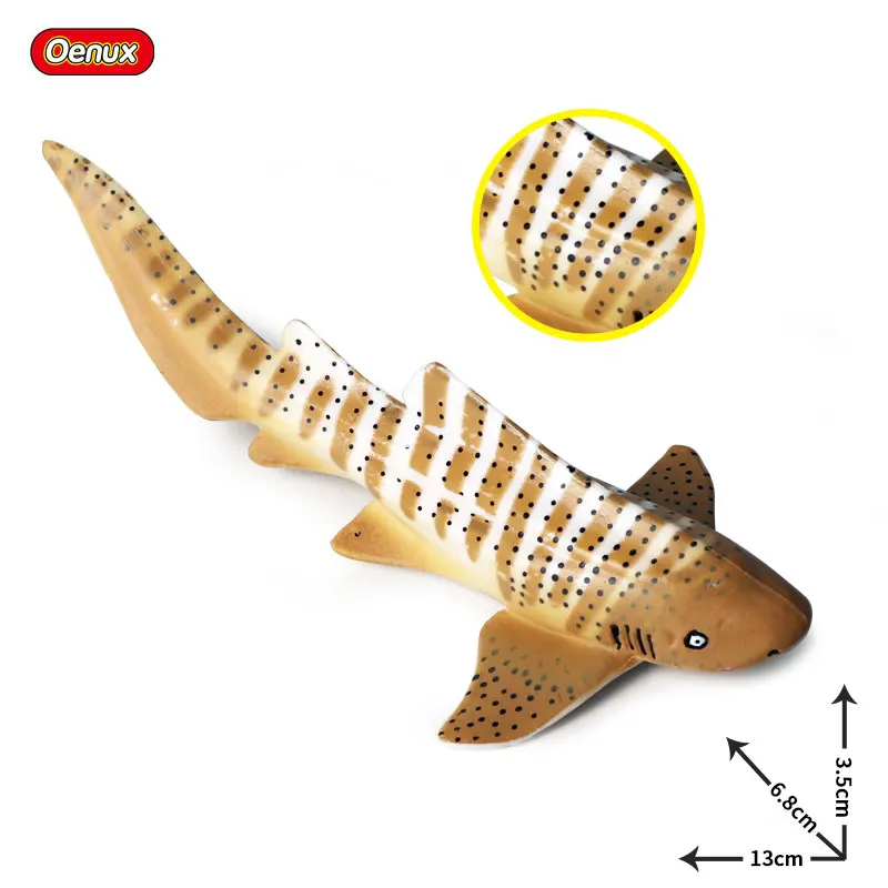 thumbnail image 1 of Figura de acción Oenux Sea Life Model Great White Shark Helicoprion Megalodon, acuario, animales marinos, PVC, juguete educativo para niños, 1 of 5