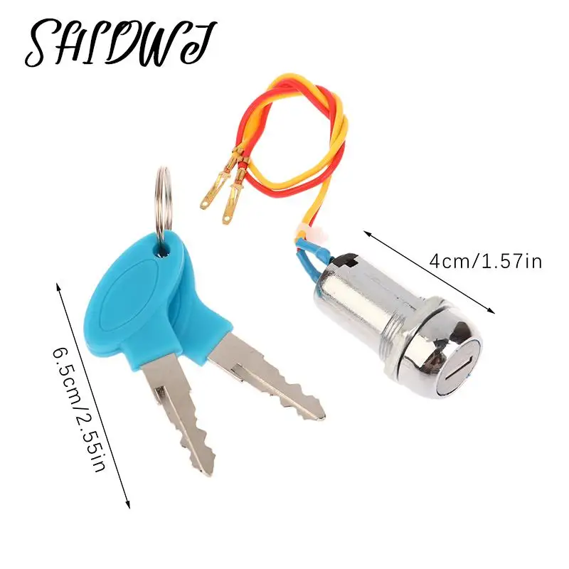 New Arrival 1 Set 2 Wire Key Ignition Switch Lock Motorcycle Go Kart Scooter Bike Switches For Motorcycle Electrical System