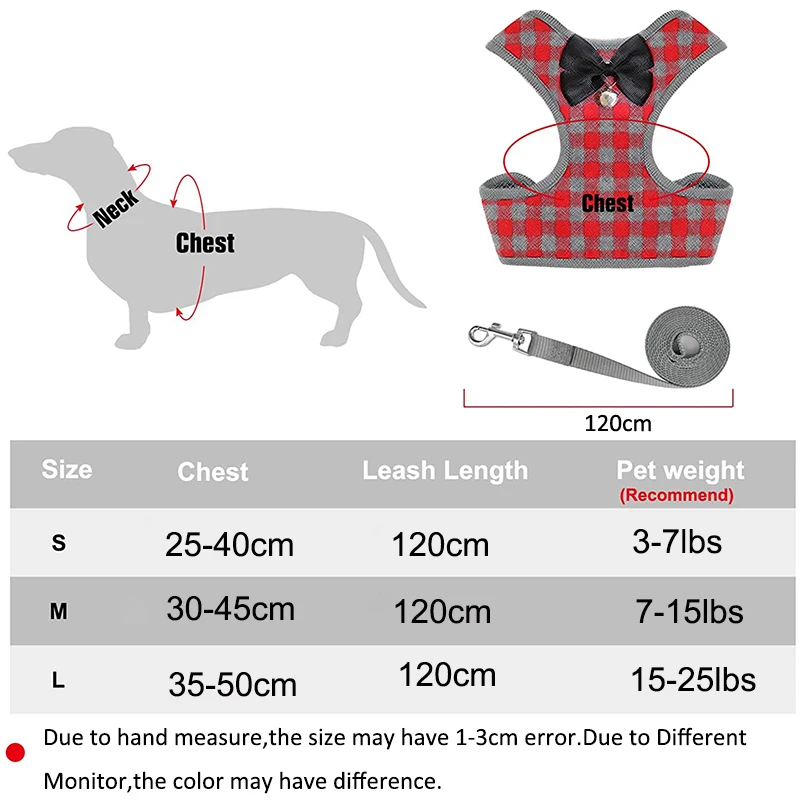 Puppy Cats Rabbits Harness and Leash Set