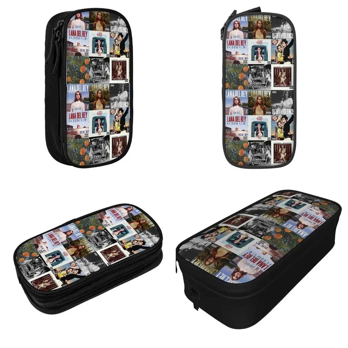 Collage Lana LDR Album Covers Accessories Pencil Case Large-capacity Office Supplies Gift For Fan Pencil Box Birthday Gift