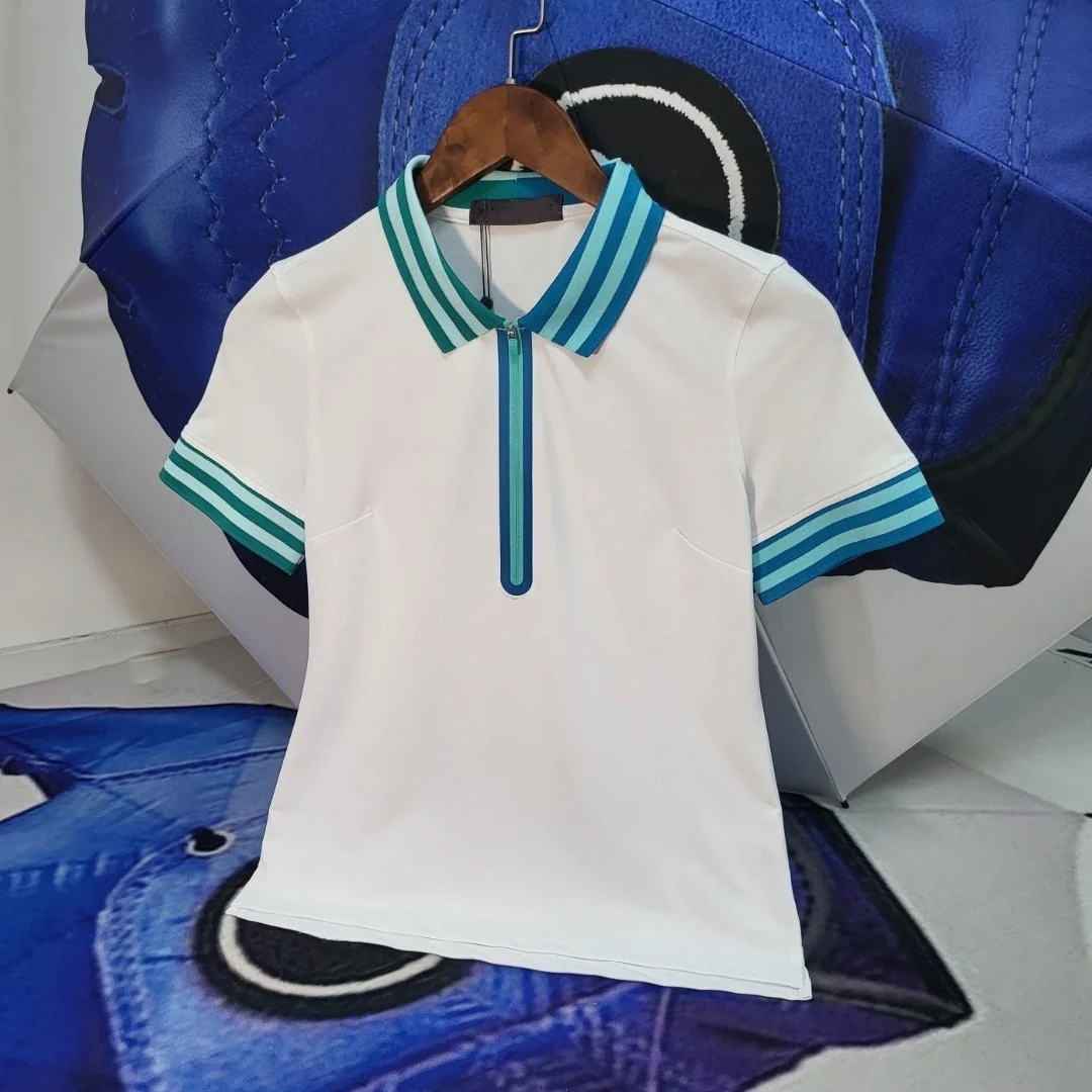 

Летняя Повседневная Женская футболка для гольфа с коротким рукавом и спортивной быстросохнущей эластичной тканью