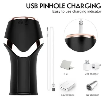 Sex Toys for Men New Male Masturbator Vibrator Thrusting Automatic Masturbator Glans Penis Training Erotic Adult Toys Vibrators 4