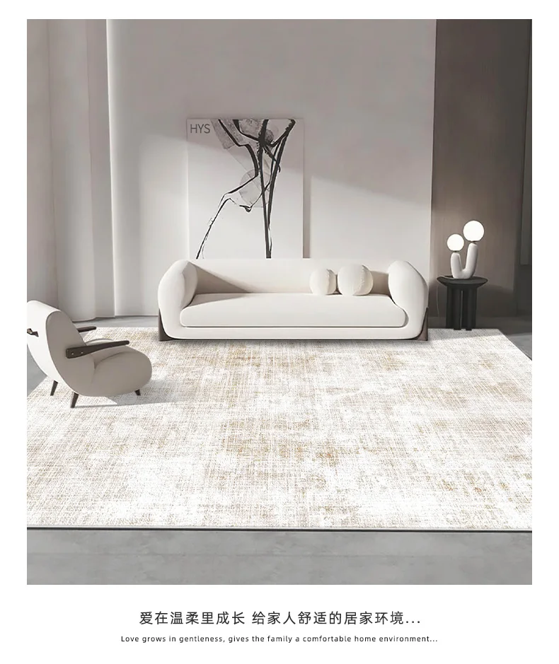 

GBG0487 Carpet living room, home bedroom, sofa, large area fully covered with gray series new thick floor mat