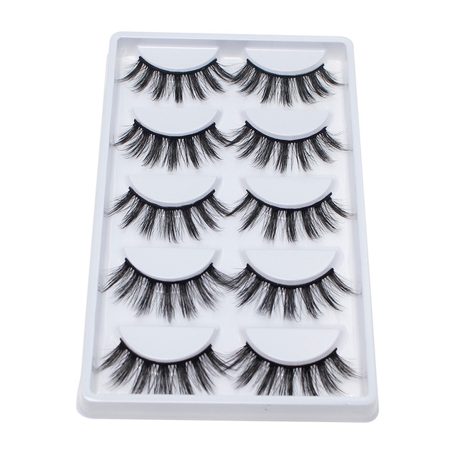 Pairs 25mm 3D Mink Lashes Bulk Russian Volume Fluffy Natural False Eyelashes Thick Dramatic Mink Eyelashes Wholesale maquiagem