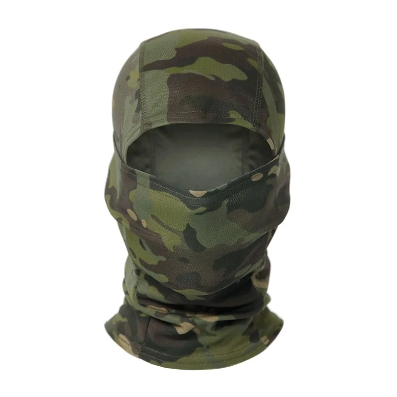 Kuum müük täisnäoga taktikaline kamuflaaž Balaclava mask suusatamine jalgrattasõit jahindus sall mitmekammiline müts meeste peakate_voghion.com
