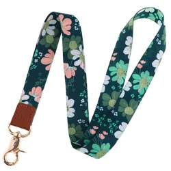 Floral Lanyard Keychain with Rose Design - Stylish Neck Strap for Keys, Phone, ID Badge, and Gifts (4)