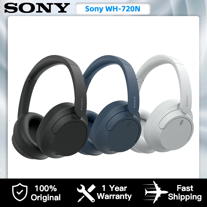 Sony-Headset Bluetooth sem fio, Header Wearing, graves pesados, jogo para  celular, música, alta qualidade de som, Wh CH720, WH-CH720N - AliExpress
