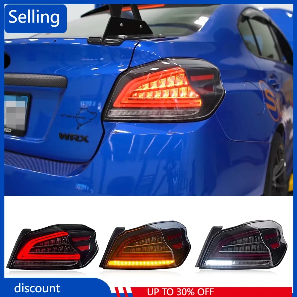 

1 Pair Car LED Tail Light Taillight For Subaru WRX 2013 2014 2015 2016 2017 2018 Rear Brake Light Reverse Lamp Turn Signal FAST