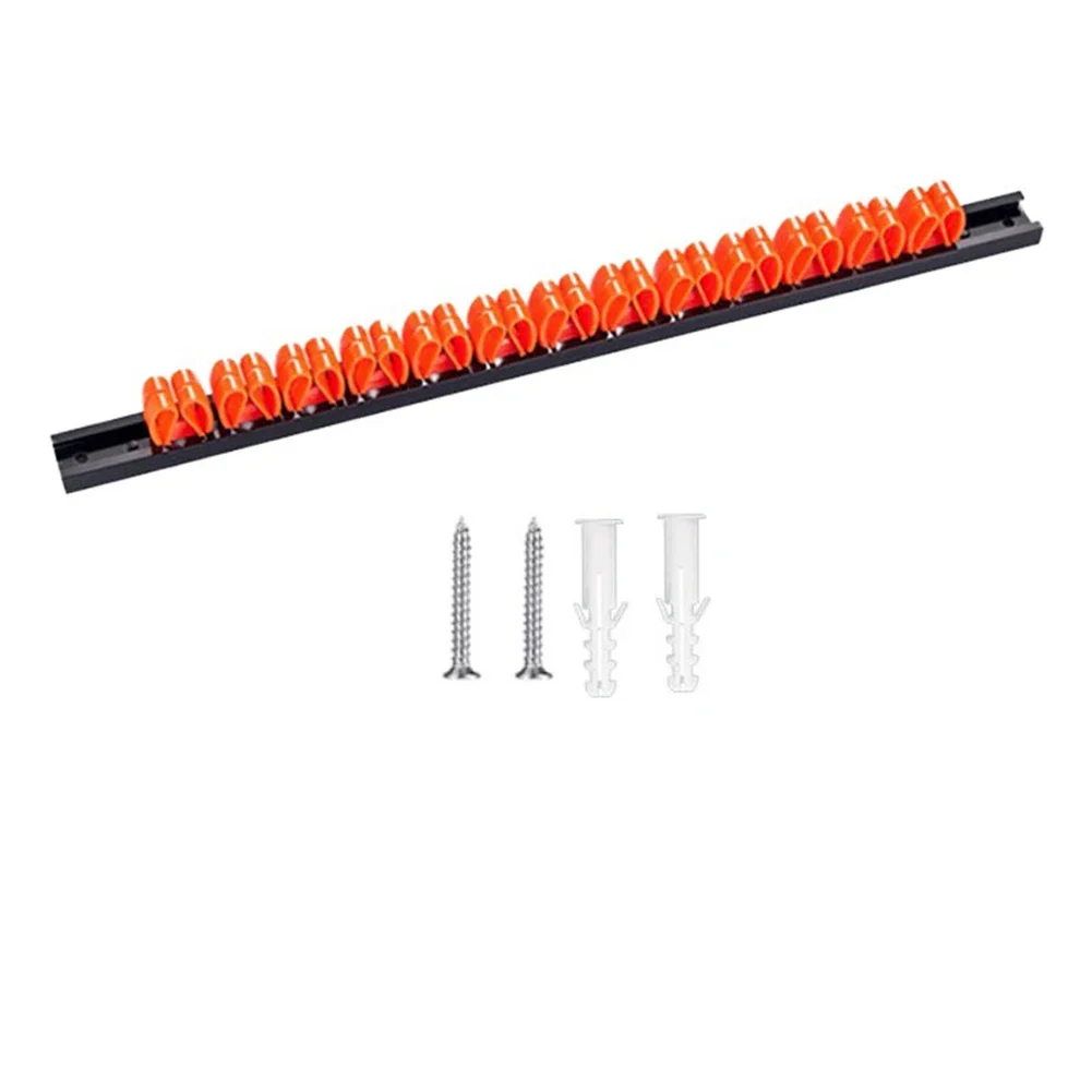 Screwdriver Organizer Tool Holder ABS Wall Mount Plastic Wrench Screwdriver Organizer 1pc