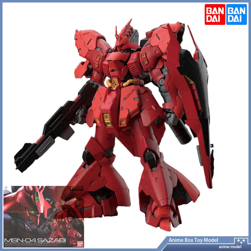 

Мобильный комплект для сборки нового типа Gundam BANDAI RG 29 1/144, модель MSN-04 SAZABI Neo Zeon charaznable для экшн-фигурок