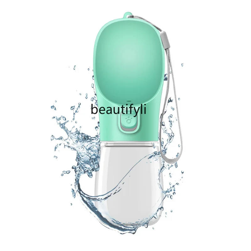 

zqPet Portable Cup Water Cup Outdoor Travel Portable Kettle Cat Water Bottle Supplies