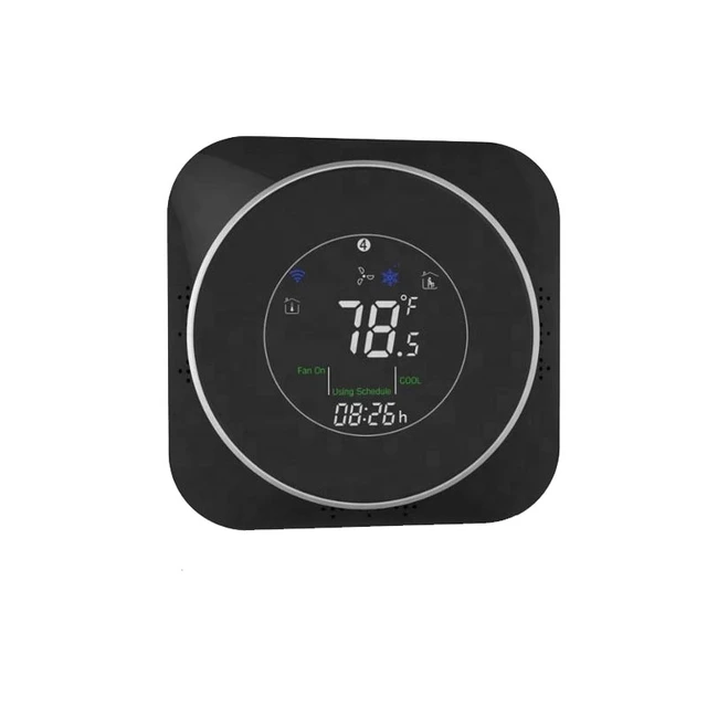 tuya wifi wireless smart programmable 24V heat pump room thermostat for HVAC  air conditioning heatinig cooling system with alexa - AliExpress