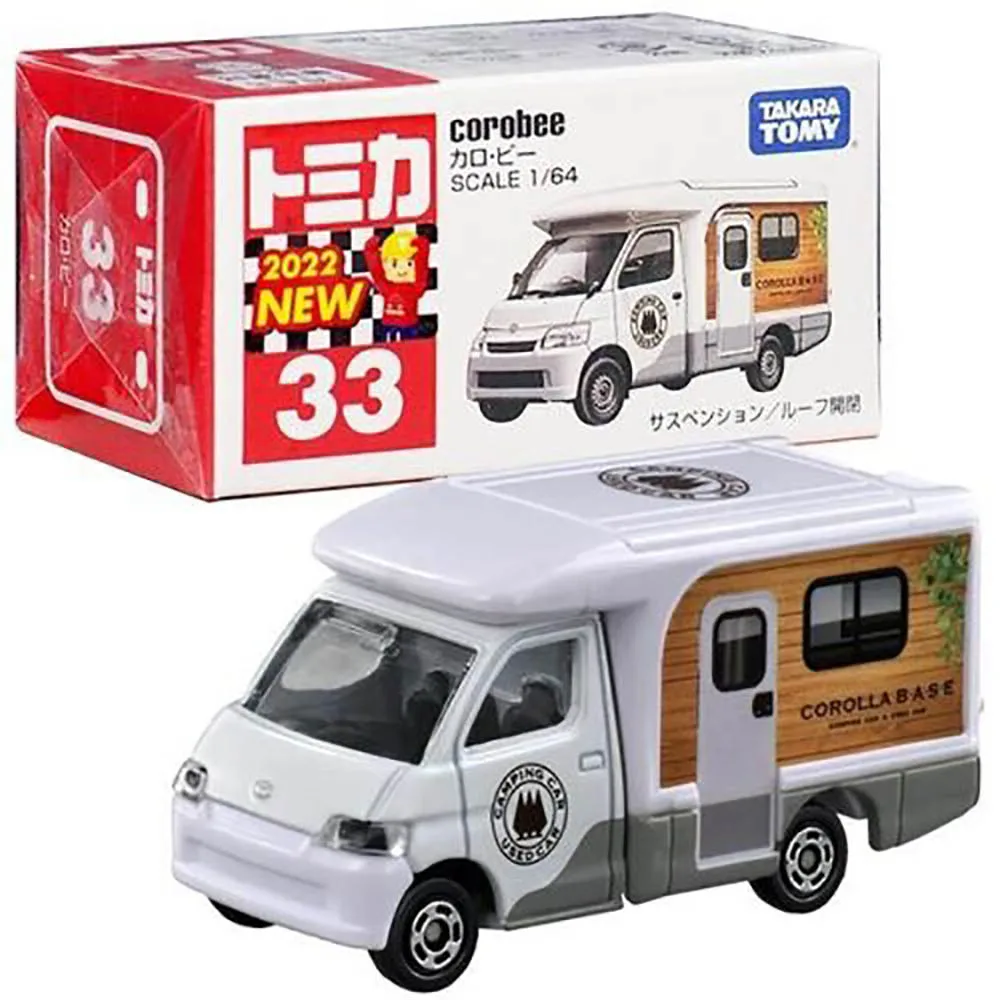

Фотоаппарат Takara Tomy Tomica No. 33 Carobee 1/64, игрушечные машинки, детские автомобили, Литые металлические модели, декор для детской комнаты, праздничные подарки
