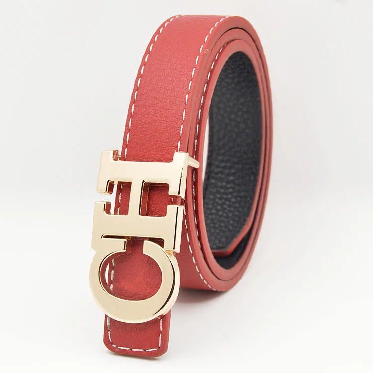 mens black leather belt Fashion Brand Leather Belts For Kid Women Children High Quality Waist Strap Candy Colors Designer Ladies Waistband Jeans Girdle black leather belt Belts