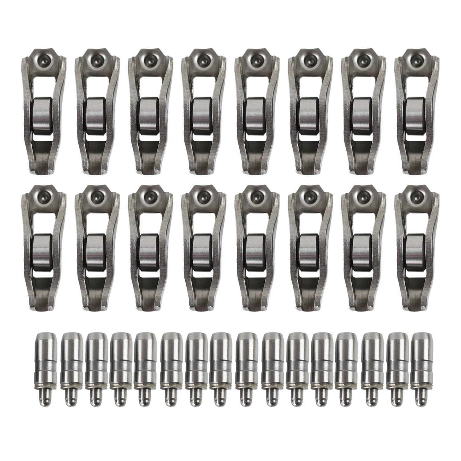 16pc Lifter&Rocker Arm 53020742AB 53020742AC 53021077 for Jeep Grand Cherokee WJ 4.7L 1999-2004 EEP/WJ/099A Car Accessories Part