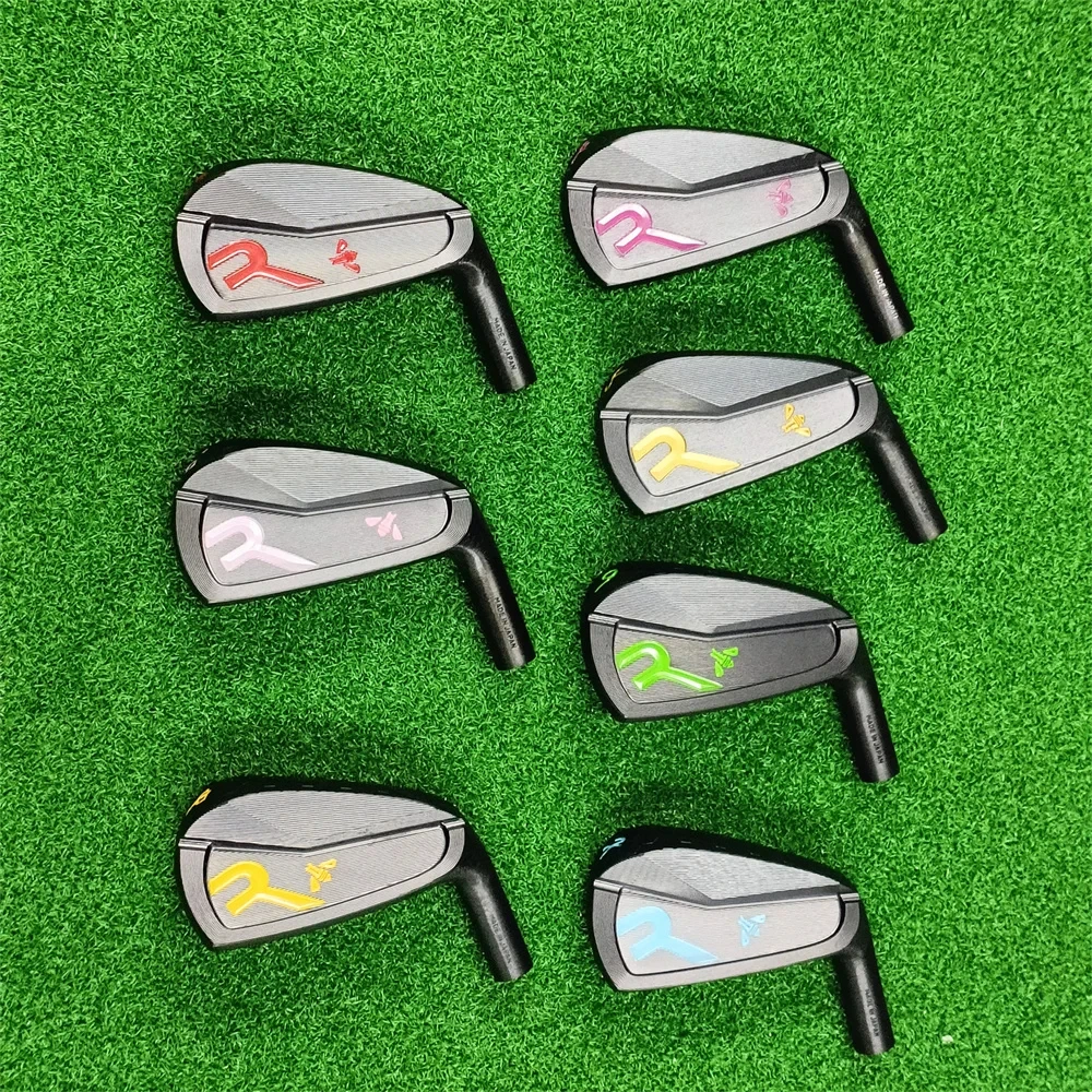 

Men RODDIO Golf Club, Black Little Bee CC FORGED Soft, Iron Set (4 5 6 7 8 9 P) 7pcs With Steel Shaft or Graphite Shaft